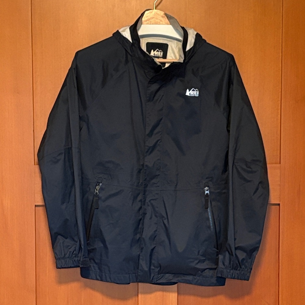 REI Youth Navy Raincoat